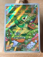 Pokemon Karte Serpifeu BLK 087/086 Deutsch Near Mint Schwarze Blitze