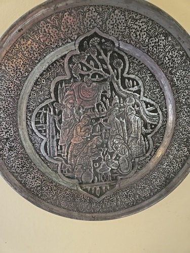 Orientalischer teller metall - teller,