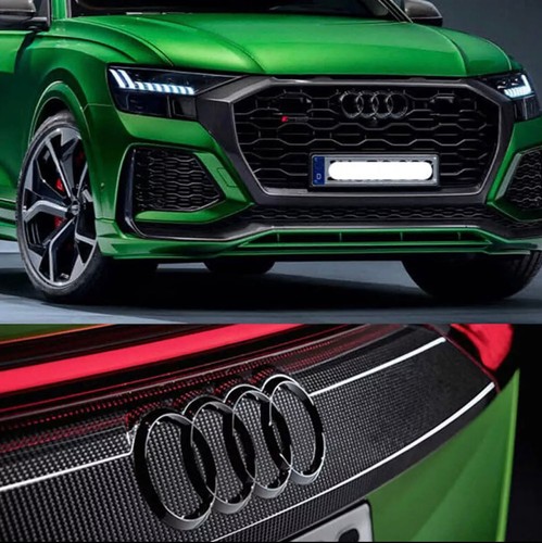 Audi glänzend schwarz - 2x,