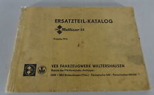 Teilekatalog / Ersatzteilkatalog IFA Multicar M 24 Stand 1976