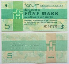 DDR 5 Mark Forum 1979  - XF