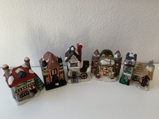 Weihnachtsdorf -  Winterdorf - Weihnachtsstadt 5 Teile Super Zustand 