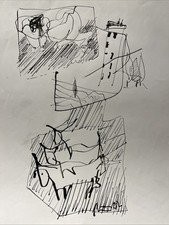 Stiere Akte Zeichnung Papier