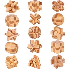 Holz knobelspiele spielset - holz, 15