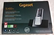 Mobilteil Gigaset SL 400H silber-schwarz 1,8" Ladeschale Bluetooth CATIQ Neu OVP