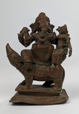 Alte Ganesha Bronzefigur -