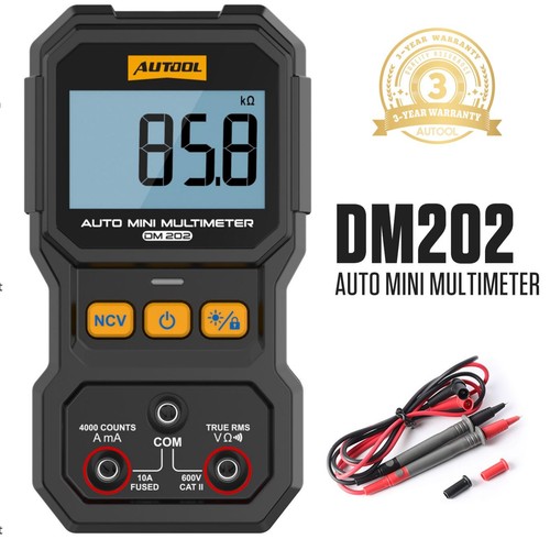 Digital multimeter 600v dc - digital,