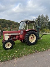 IHC 654 EZ 05/1973 viele Neuteile mit Binderberger Holzspalter 20t Eilgang