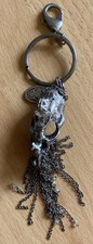 Konplott Charm Schlüsselanhänger Spell on you Totenkopf Skull silber selten RAR