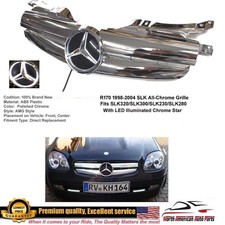 SLK R170 All Chrome Grille LED