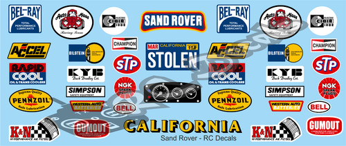 Vintage sand rover decals - vintage,