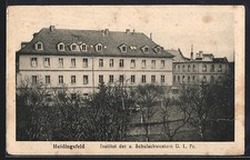 Heidingsfeld, Institut der a. Schulschwestern U. L. Fr, Ansichtskarte 1917 