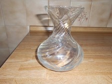 alte schwere Glas Vase
