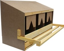 Legenest aus Holz mit 3