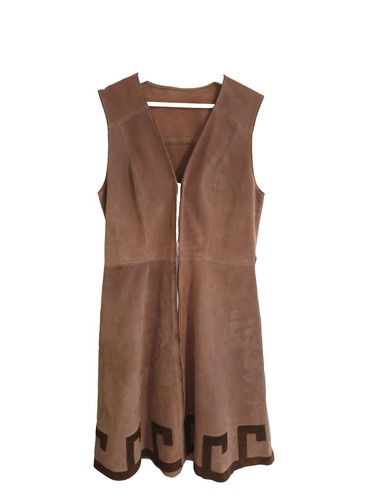 Wildleder tunika kleid - wildleder,
