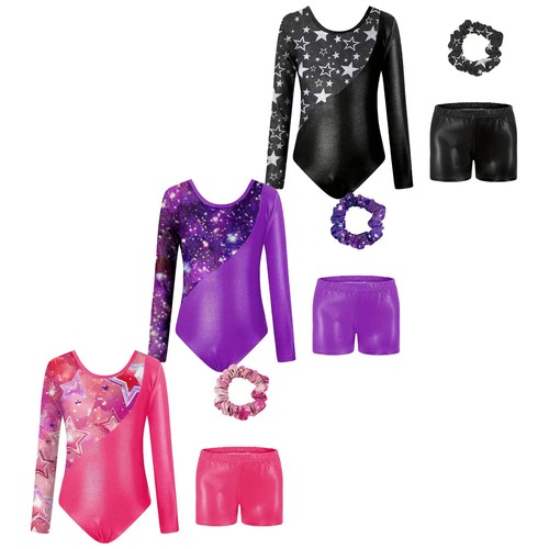 Mädchen tanzoutfit metallisch - tanzoutfit,