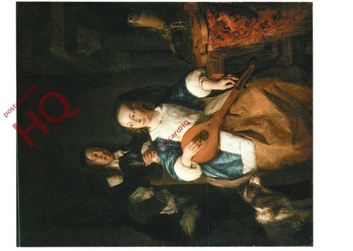 Ansichtskarte gabriel metsu - ansichtskarte_,