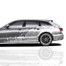 2er Set Auto Aufkleber Mosaik