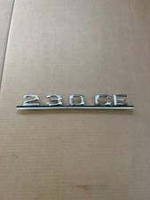 Mercedes Benz W123 Coupe Typenschild 230CE Heckdeckel