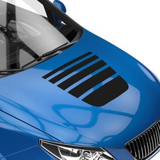 Rennstreifen Dekor Motorhaube Aufkleber Dekorstreifen Streifen Auto #1058-60