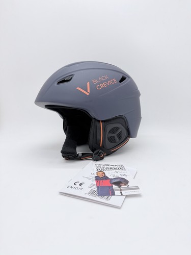 Black crevice streif skihelm - black,