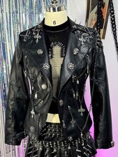Vintage Punk Jacke DIY Gothic
