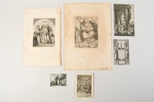 C25T15- Konvolut alte Kupferstiche Druckgraphiken überwiegend sakral 18./19.Jh