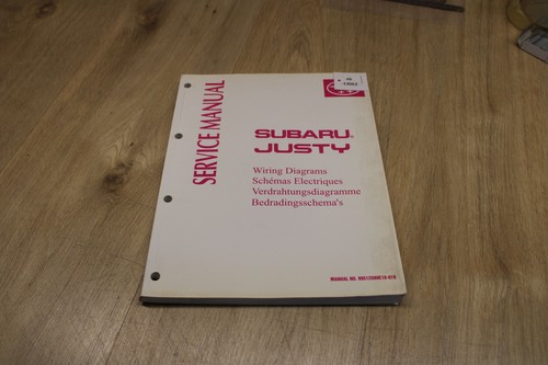 Subaru justy werkstatt - subaru,
