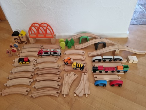 Holz eisenbahn konvolut brio - konvolut,