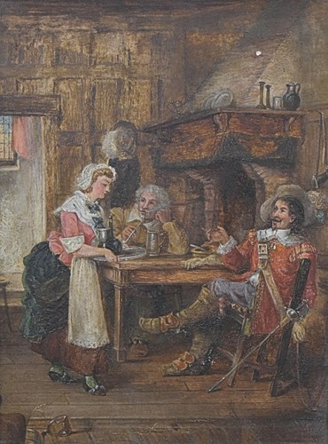 Der reisende trost - reisende, ÖlgemÄlde