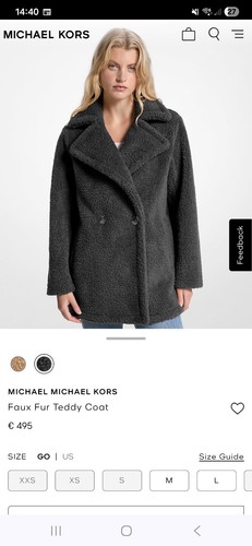 Michael jors teddy mantel - michael,