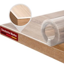 Tischfolie leichtmattiert Mattierte Tischschutz Folie 2mm 45° abgeschrägt