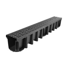 Entwässerungsrinne Gussrost Linie 14,8 cm befahrbar 12,5 Tonnen - Regenrinne