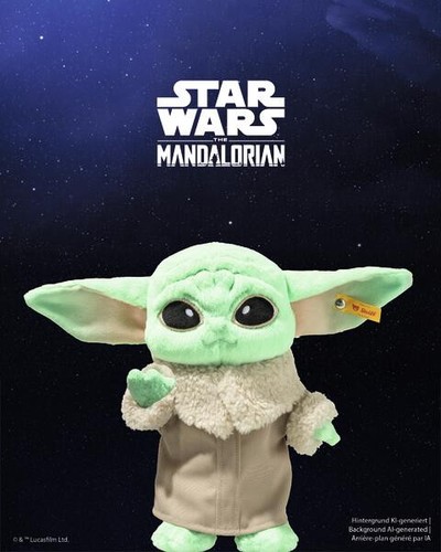 Steiff grogu star - wars, (gratis