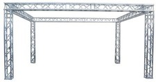 Global Truss F34 4 Punkt O-Messestand MIETE (9x7x4,5 Meter), bis 10 Tage