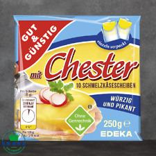 Gut & Günstig Schmelzkäsescheiben Chester 250g