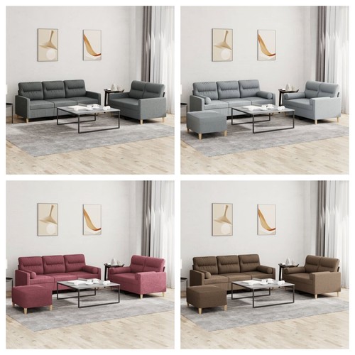 Tlg sofagarnitur mit stoff - sofagarnitur,