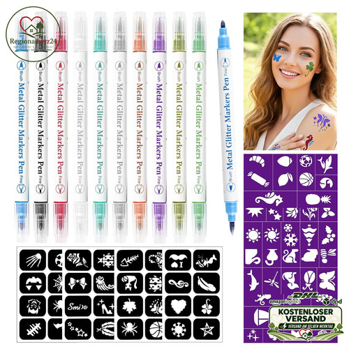 Tattoo stifte kinder glitzer - kinder,