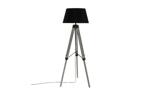 Stehlampe aus holz - aus, mit