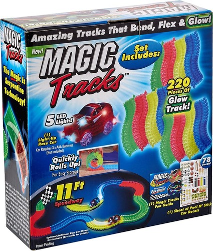 Magic tracks glow - tracks, dark