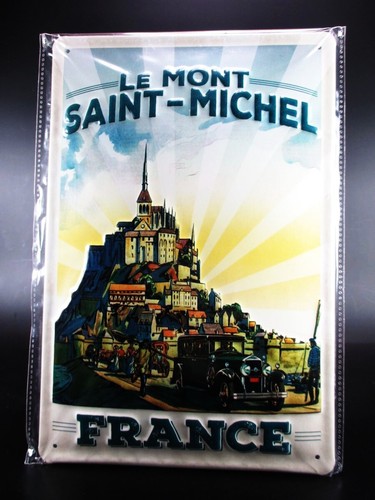 Mont saint michel blechschild - michel,