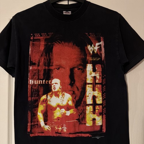 Vintage triple wwf shirt - shirt, wwe