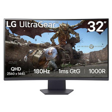 LG UltraGear 32GS60QC-B 80 cm (32 Zoll) Curved-Gaming-Monitor 1 ms 180 Hz