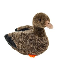Kuscheltier Ente braun 23 cm