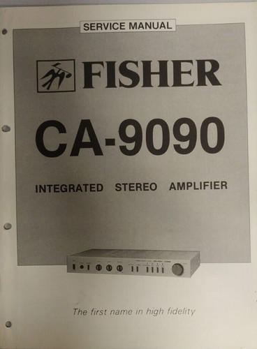 Fisher service manual - fisher,