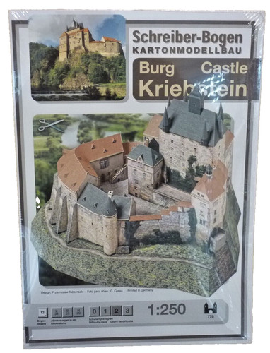 Kartonmodell burg kriebstein - +,