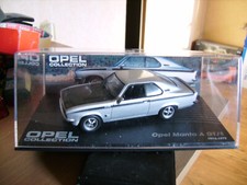 Opel Manta A GT / E in Silber / Schwarz OVP von 1974 - 1975 in 1 : 43