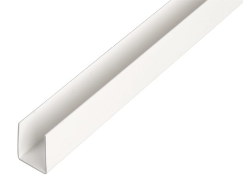 Alberts profil pvc weiß - u-profil,