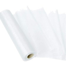 Organza rolle weiß - rolle,
