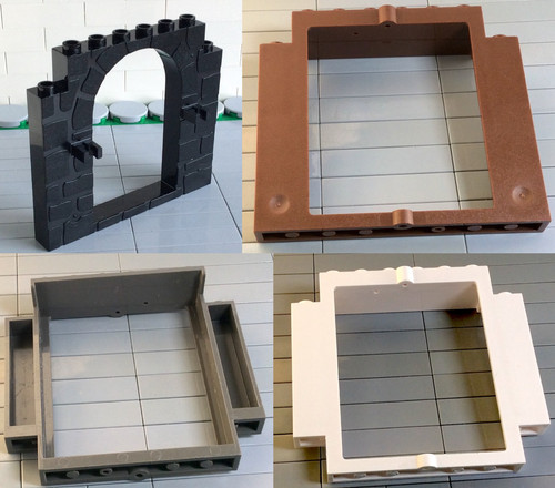 Lego drehtür 1x8x6 - drehtür, 2x8x6